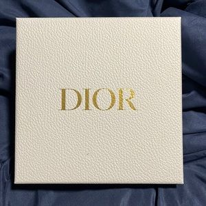 Dior gift box with tissue paper and envelope